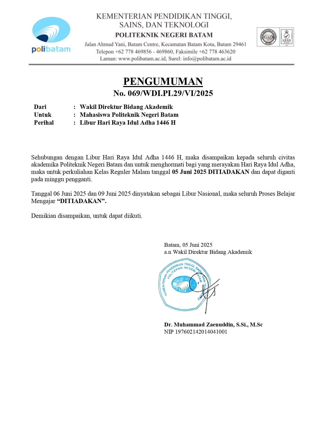 Attachment Pengumuman Libur Nasional IDul Adha 2025_page-0001.jpg